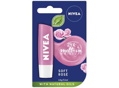 NIVEA Lip Soft Rose 4.8g