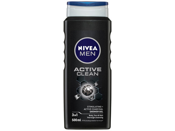 NIVEA MEN Active Clean Shower Gel 500ml