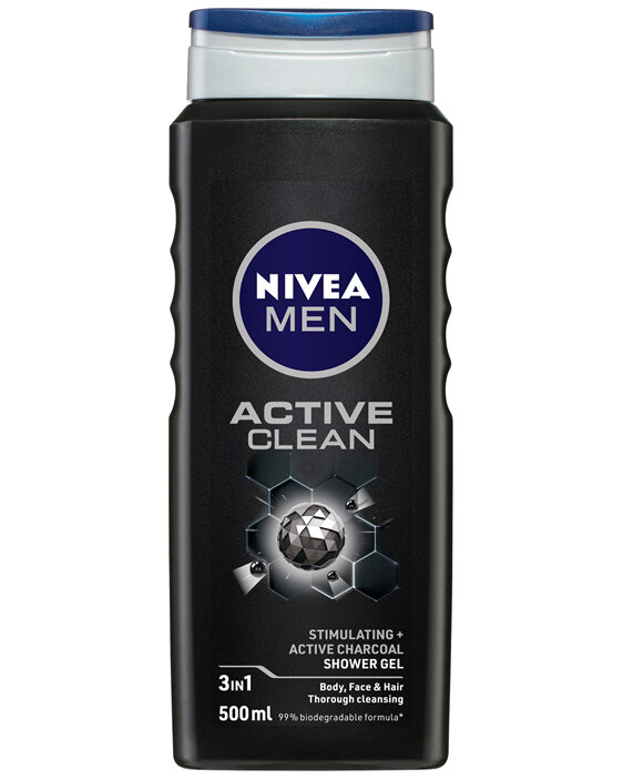NIVEA MEN Active Clean Shower Gel 500ml
