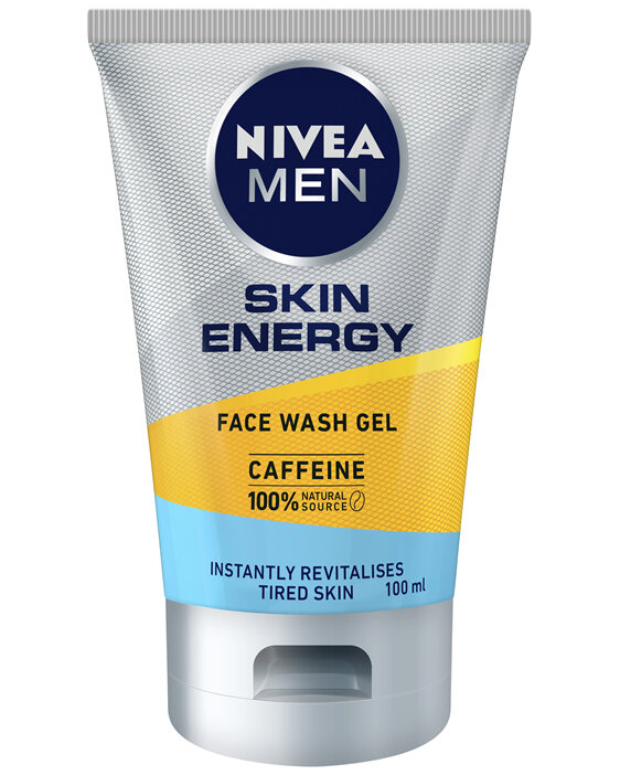 NIVEA MEN Active Energy Face Wash Gel 100ml