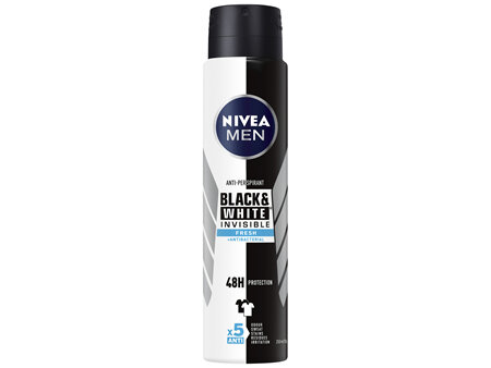 NIVEA MEN Black & White Invisible Fresh Anti-Perspirant Aerosol 250ml 