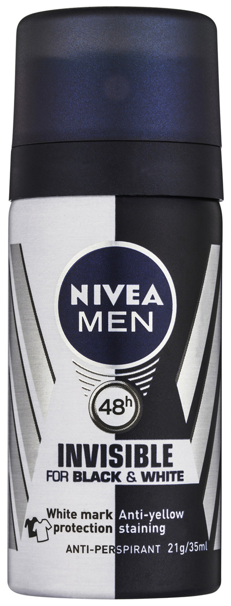 NIVEA MEN Black & White Invisible Original Mini Deodorant 35mL
