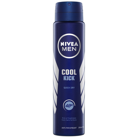 NIVEA MEN Cool Kick Aerosol Deodorant 250ml