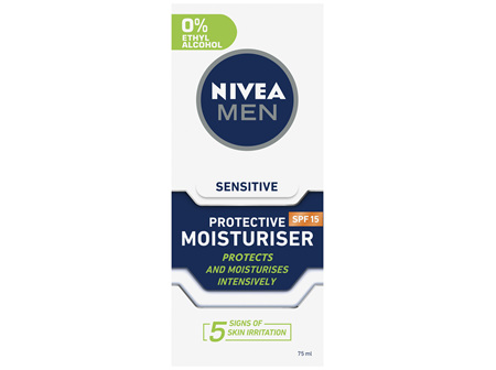 NIVEA Men NIVEA MEN Sensitive Protective Moisturiser SPF15 75ml