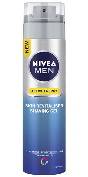 Nivea Men Q10 Skin Energy Shave Gel 200mL