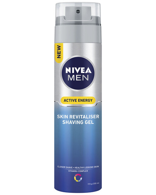 Nivea Men Q10 Skin Energy Shave Gel 200mL