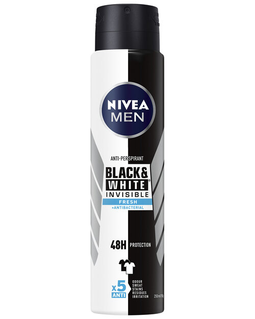 NIVEA NIVEA MEN Black & White Invisible Fresh Anti-Perspirant