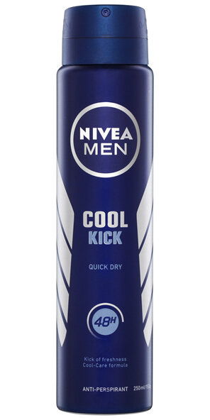 NIVEA NIVEA MEN Cool Kick Anti-Perspirant Aerosol Deodorant 250ml