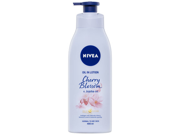 NIVEA Oil Infused Lotion Cherry Blossom & Jojoba Oil 400ml