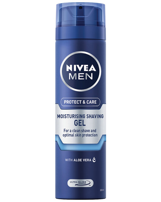 NIVEA Protect & Care Moisturising Shaving Gel 200ml