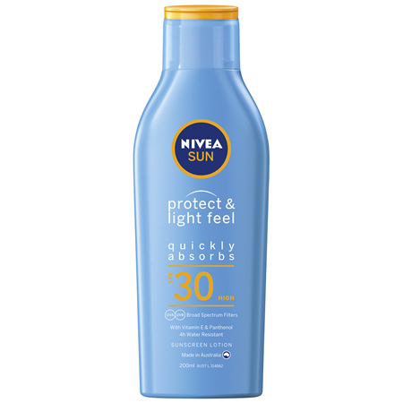 NIVEA Protect & Light Feel Everyday Sunscreen Lotion SPF30 200ml