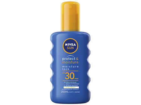 NIVEA Protect & Moisture Moisture Lock SPF30 Sunscreen Spray