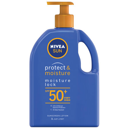 NIVEA Protect & Moisture Moisture Lock SPF50+ Sunscreen Lotion