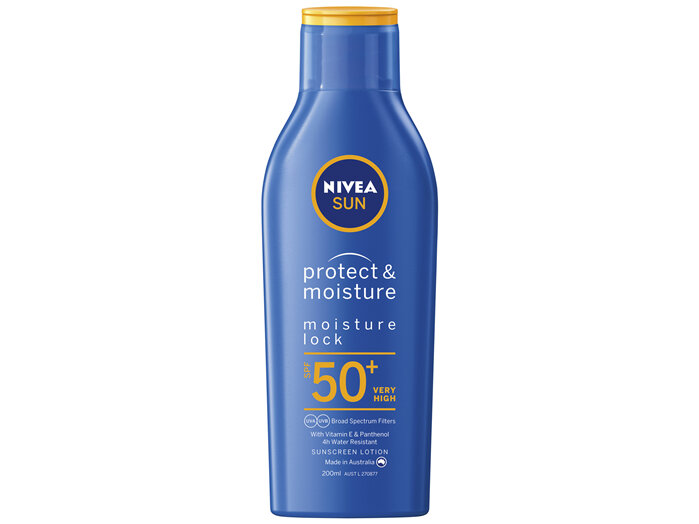 NIVEA Protect & Moisture Moisture Lock SPF50+ Sunscreen 200ml