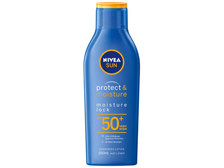 NIVEA Protect & Moisture Moisture Lock SPF50+ Sunscreen 200ml