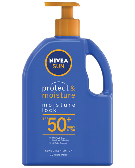 NIVEA Protect & Moisture Moisture Lock SPF50+ Sunscreen Lotion