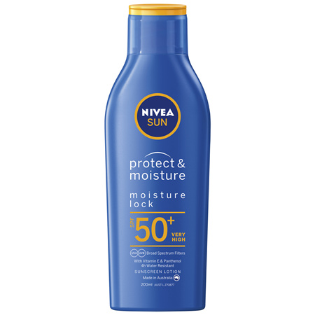 NIVEA Protect & Moisture Moisturising Sunscreen SPF50+ 200ml