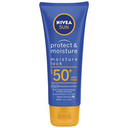 NIVEA Protect & Moisture Sunscreen Lotion SPF50+ 100ml