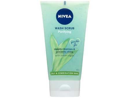 NIVEA Purifying Wash Scrub for Oily & Combination Skin 150ml