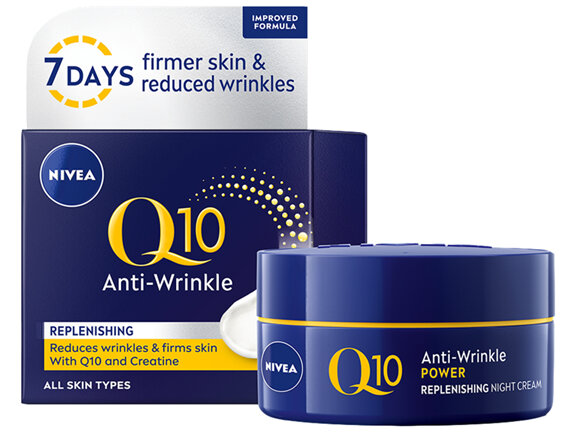 NIVEA Q10 Anti-Wrinkle Replenishing Night Cream