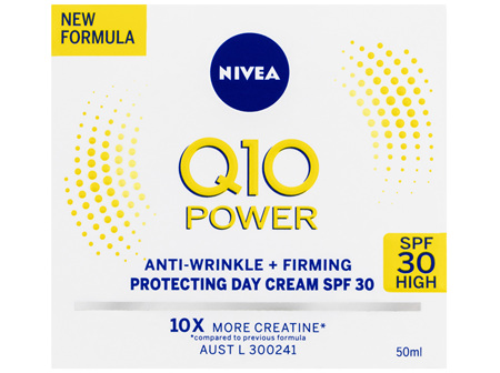 NIVEA Q10 Power Anti-Wrinkle + Firming Day Cream SPF30 50ml