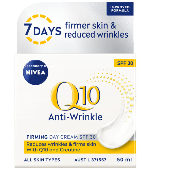 NIVEA Q10 Power Anti-Wrinkle + Firming Day Cream SPF30 50ml