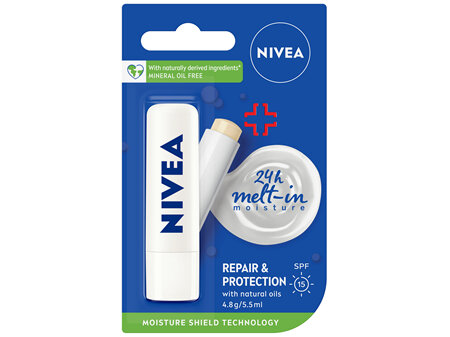 NIVEA Repair & Protect Lip Balm SPF15 4.8g