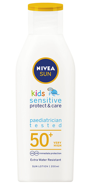 NIVEA SUN Kids Sensitive Protect & Care Lotion SPF 50+ 200mL