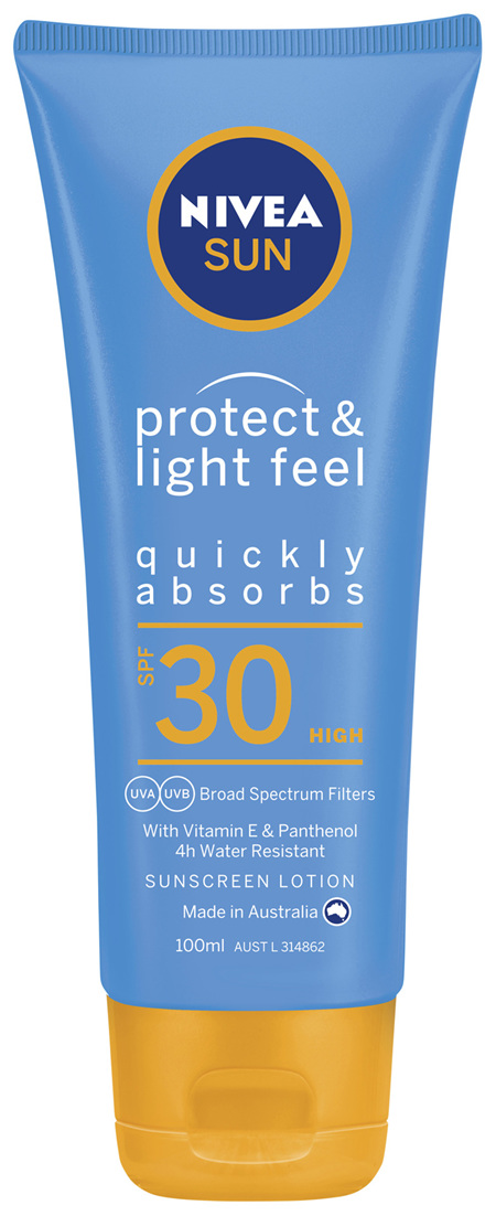 NIVEA SUN Protect & Light Feel Everyday Sunscreen Lotion SPF30 100ml