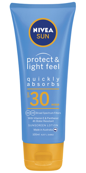 NIVEA SUN Protect & Light Feel Everyday Sunscreen Lotion SPF30 100ml
