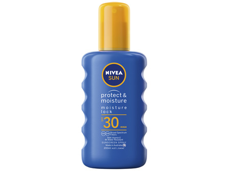NIVEA SUN Protect & Moisture Caring Sunscreen Spray SPF30 200ml