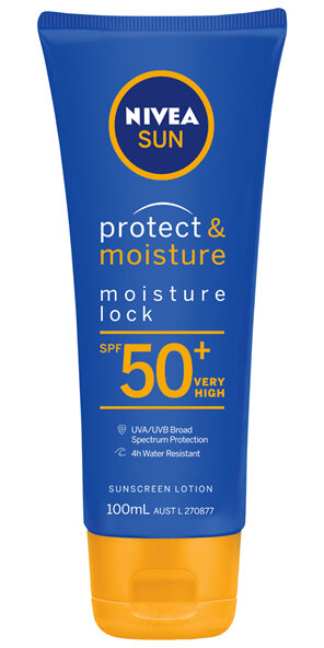 NIVEA SUN Protect & Moisture Moisture Lock SPF50+ Sunscreen Lotion 100ml