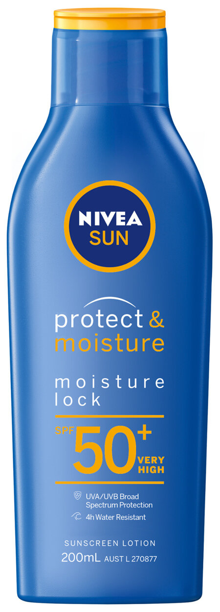 NIVEA SUN Protect & Moisture Moisture Lock SPF50+ Sunscreen Lotion 200ml