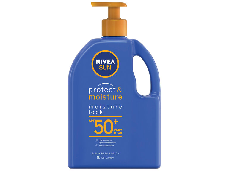 NIVEA SUN Protect & Moisture Moisture Lock SPF50+ Sunscreen Lotion 1L