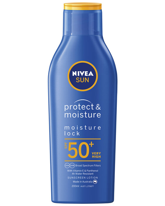 NIVEA SUN Protect & Moisture Moisture Lock SPF50+ Sunscreen Lotion 200ml