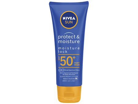 NIVEA SUN Protect & Moisture Sunscreen Lotion SPF50+ 100ml