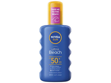 NIVEA Ultra Beach SPF50+ Sunscreen Spray 200ml