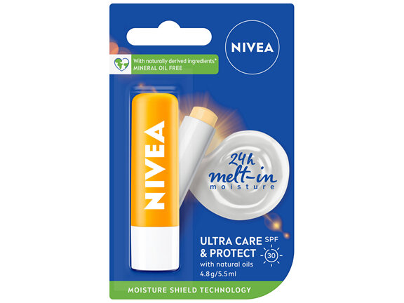 NIVEA Ultra Care & Protect Lip Balm SPF30 4.8g