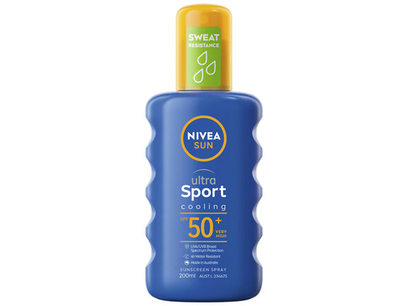 NIVEA Ultra Sport Cooling SPF50+ Sunscreen Spray