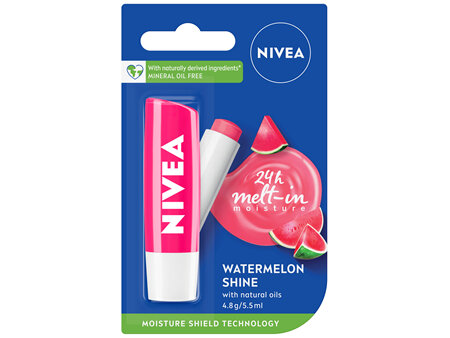 NIVEA Watermelon Shine Lip Balm 4.8g