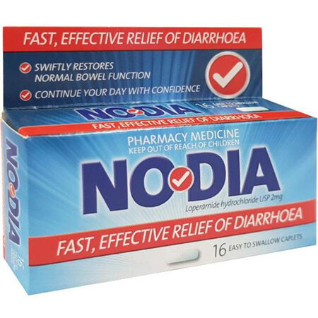 Nodia Loperamide 2mg Capsules 16s