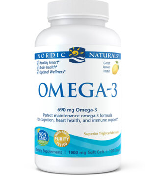 NORDIC Omega-3 Lemon Caps 120s