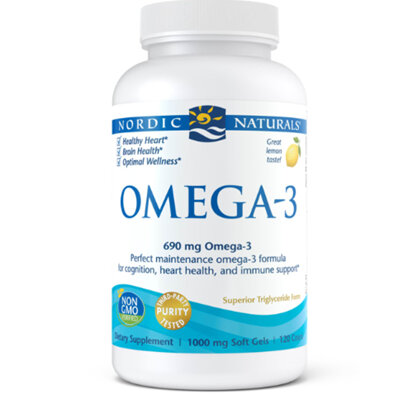 NORDIC Omega-3 Lemon Caps 120s