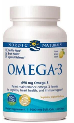 NORDIC Omega-3 Lemon Caps 60s