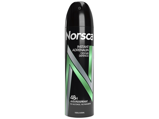 Norsca for Men Instant Adrenalin Anti-Perspirant Deodorant 130g