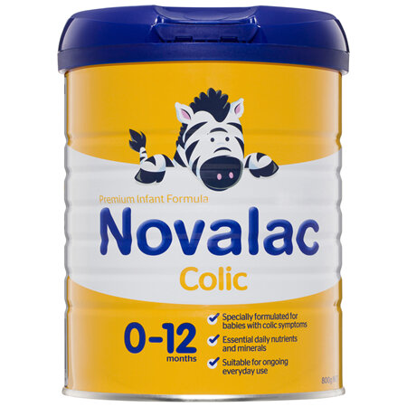 Novalac Colic Premium Evidence Based Specialty Infant Formula Powder 800g