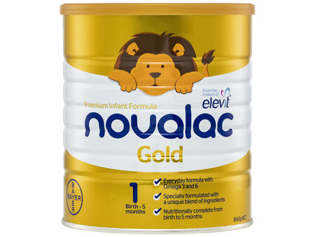 Novalac Gold Stage 1 Premium Infant Formula Powder 800g