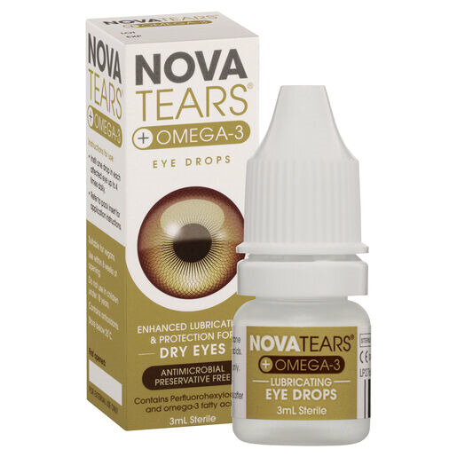 NovaTears® + Omega-3 Eye Drops 3ml