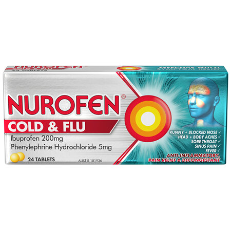 Nurofen Cold and Flu 24 Tablets