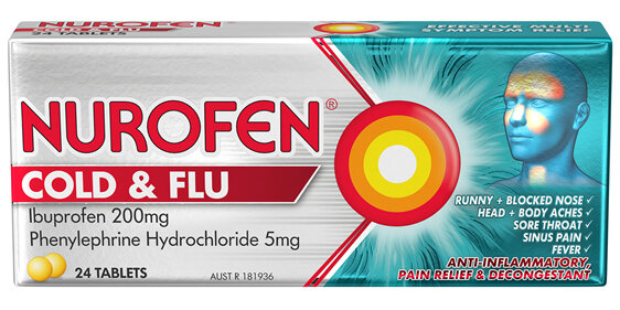 Nurofen Cold and Flu 24 Tablets